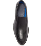 Obeeze Handmade Black Leather Loafers For Men