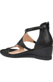 Obeeze Handmade Black Leather Sandal For Womens