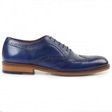Obeeze Handmade Oxford Blue Patina Shoes - Obeeze