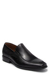 Obeeze Handmade Black Leather Loafers For Men