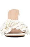 Obeeze Handmade White Leather Sandal For Women