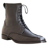 Obeeze Handmade Black Leather Men Chukka Boot - Obeeze