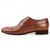 Obeeze Handmade Oxford Style Brown Leather - Obeeze