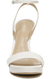 Obeeze Handmade White Leather Sandal For Womens