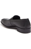 Obeeze Handmade Black Leather Loafers For Men