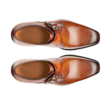 Obeeze Handmade Brown Leather Oxford Shoes