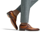 Obeeze Handmade Brown Leather Oxford Shoes