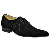 Obeeze Handmade Black Suede Leather Shoes