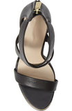 Obeeze Handmade  Black Leather Sandal For Womens