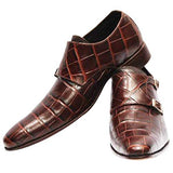 Obeeze Handmade Crafted Double Strap Monks - Obeeze