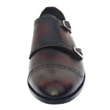 Obeeze Handmade Painted and Crafted Double Monkstrap Shoes