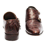 Obeeze Handmade Crafted Double Strap Monks - Obeeze