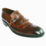 Obeeze Handmade MonkStrap Double Shaded Shoes