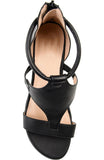 Obeeze Handmade Black Leather Sandal For Womens