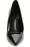 Obeeze Handmade Black Leather Pumps For Women