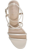 Obeeze Handmade White Leather Sandal For Womens