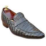Obeeze Handmade Knitted Black Loafers