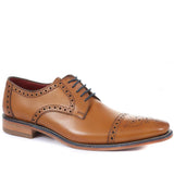 Obeeze Handmade  Brown leather Brogue Oxfords