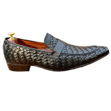 Obeeze Handmade Knitted Black Loafers - Obeeze