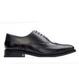 Obeeze Handmade Black Leather Oxford Shoes