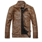 Obeeze Handmade Brown Lambskin Leather Jacket