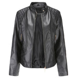 Obeeze Handmade Capri Genuine Lambskin Leather Jacket for Womens