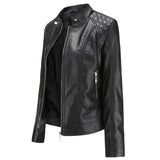 Obeeze Handmade Capri Genuine Lambskin Leather Jacket for Womens