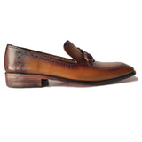 Obeeze Handmade Leather Brown Loafers
