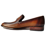 Obeeze Handmade Leather Brown Loafers