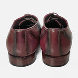 Obeeze Handmade Oxford Red Patina Shoes