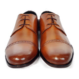 Obeeze Handmade Brown Leather Oxford Shoes