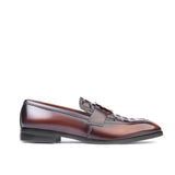 Obeeze Handmade Billionaire Buckle Style Leather Loafers For Men