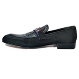 Obeeze Handmade Patent Seude Mixed Loafers