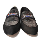 Obeeze Handmade Patent Seude Mixed Loafers