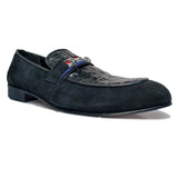 Obeeze Handmade Patent Seude Mixed Loafers