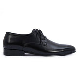 Obeeze Handmade Black Leather Casual Oxfords