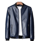 Obeeze Handmade Black or Blue Lambskin Leather Jacket