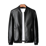 Obeeze Handmade Black or Blue Lambskin Leather Jacket