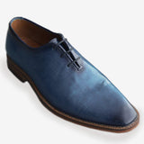 Obeeze Handmade Oxford Blue Patina Shoes