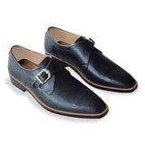 Obeeze Handmade Stylish Black Monk Strap
