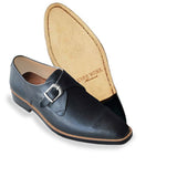 Obeeze Handmade Stylish Black Monk Strap