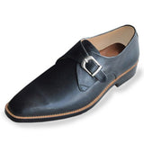 Obeeze Handmade Stylish Black Monk Strap