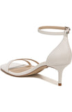 Obeeze Handmade White Leather Sandal For Womens