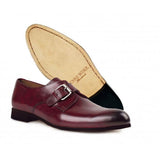 Obeeze Handmade Double shade Monk Strap Shoes - Obeeze