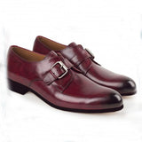 Obeeze Handmade Double shade Monk Strap Shoes - Obeeze
