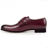 Obeeze Handmade Double shade Monk Strap Shoes - Obeeze