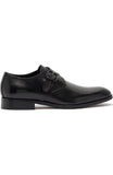 Obeeze Handmade Monk Strap Black Leather Loafers For Men