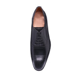 Obeeze Handmade Black Leather Brogue Style Oxfords