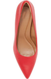 Obeeze Handmade Red Patent Leather Pumps for Womens