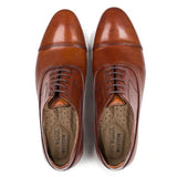 Obeeze Handmade Oxford Style Brown Leather